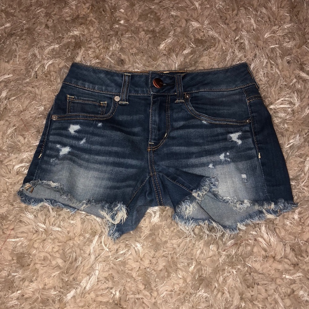 American Eagle Midi denim shorts